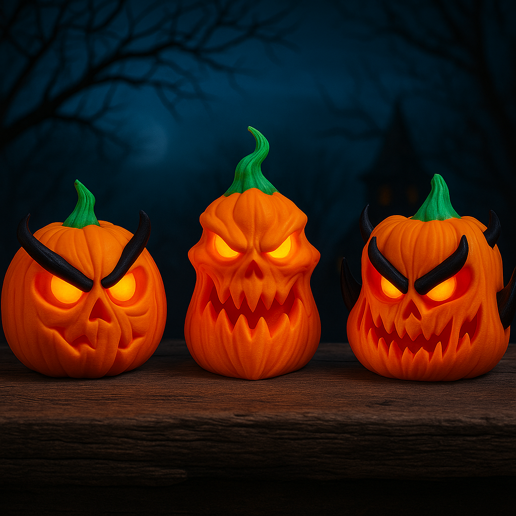🎃 Halloween Deko – 3D-gedruckt & nachhaltig