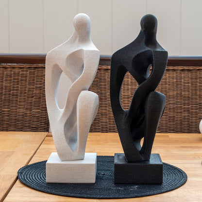 Abstrakte Skulptur „Mensch im Wandel“