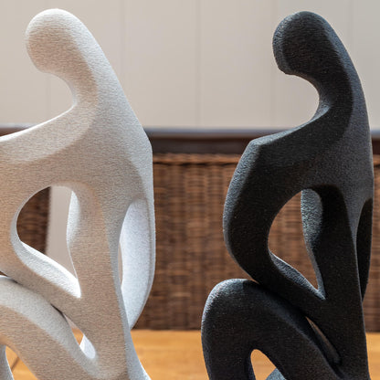 Abstrakte Skulptur „Mensch im Wandel“