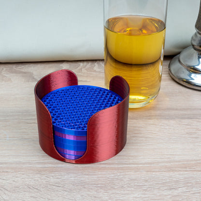 Untersetzer mit Metallic Effekt