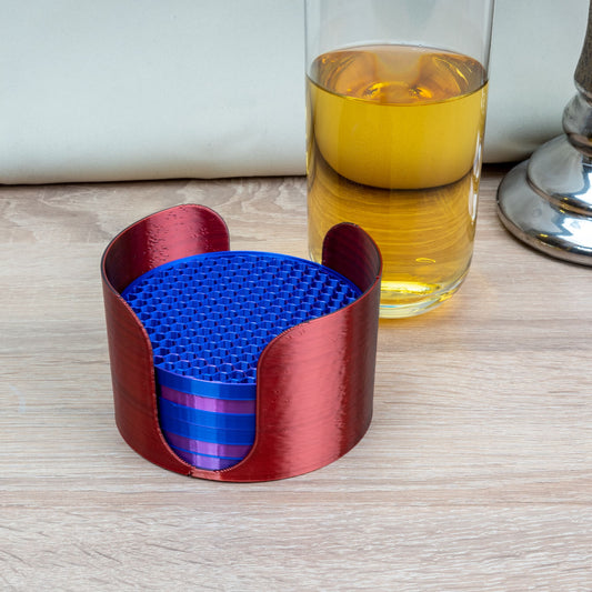 Untersetzer mit Metallic Effekt